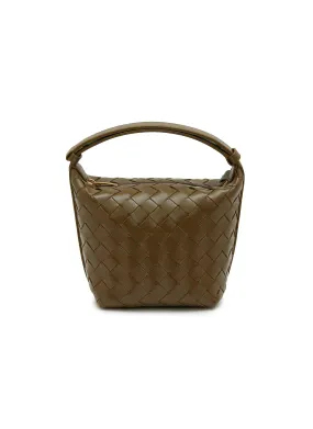 -----------BOTTEGA VENETA ---- ------------ ----Candy Wallace Leather Shoulder Bag --