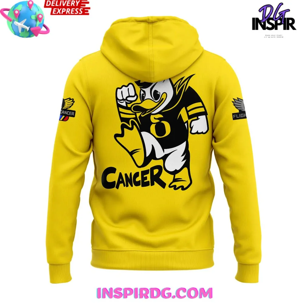 -Oregon Ducks Stomp Out Cancer 2024 Hoodie