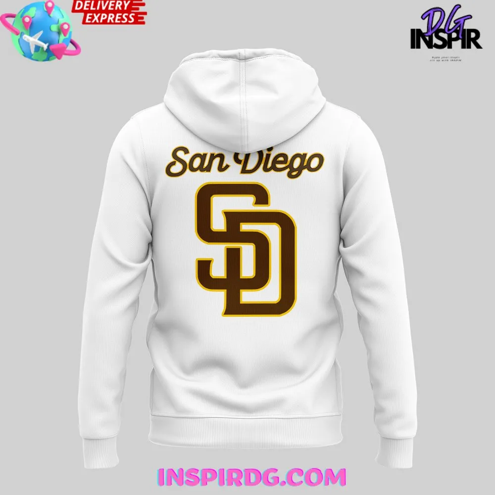 -San Diego Padres No-No Club White Hoodie