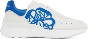 Alexander McQueen White Leather Sneakers