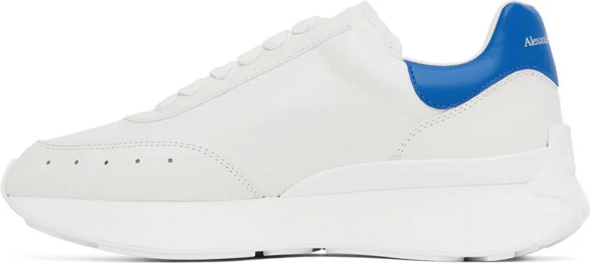 Alexander McQueen White Leather Sneakers