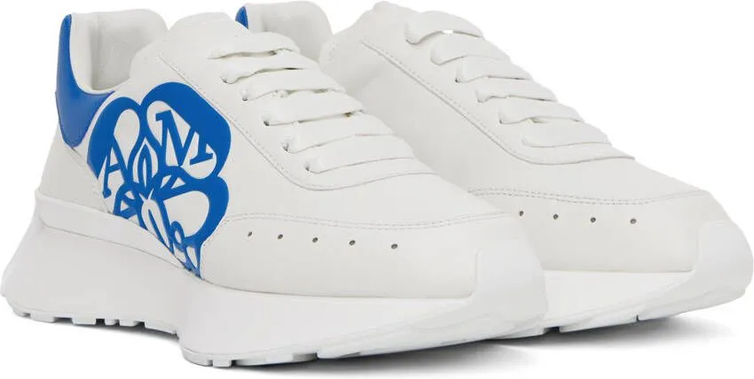 Alexander McQueen White Leather Sneakers