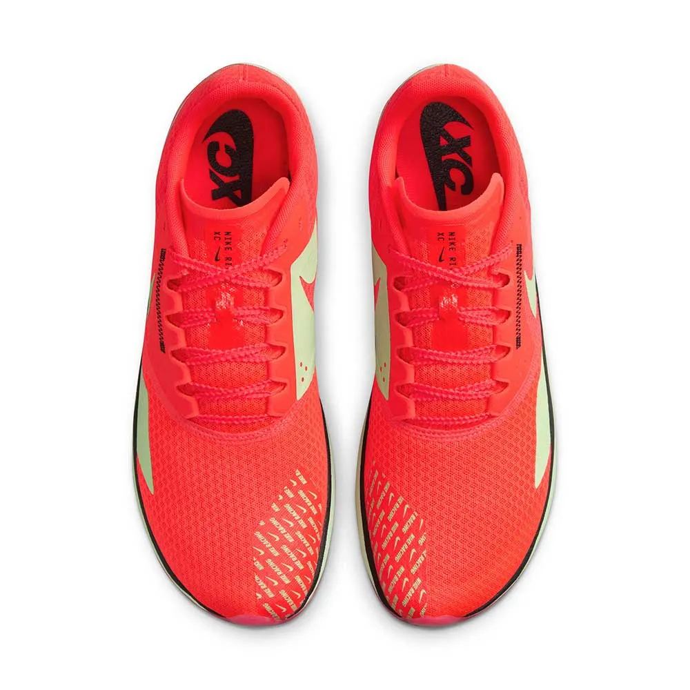 All Gender Nike Rival XC 6 Cross-Country Spikes - Bright Crimson/Vapor Green/Black - Regular (D)