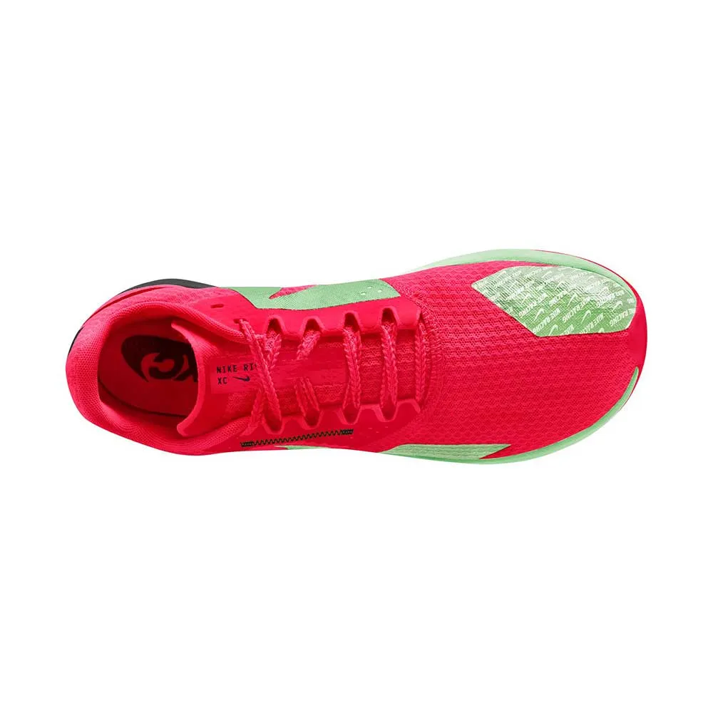 All Gender Nike Rival XC 6 Cross-Country Spikes - Bright Crimson/Vapor Green/Black - Regular (D)