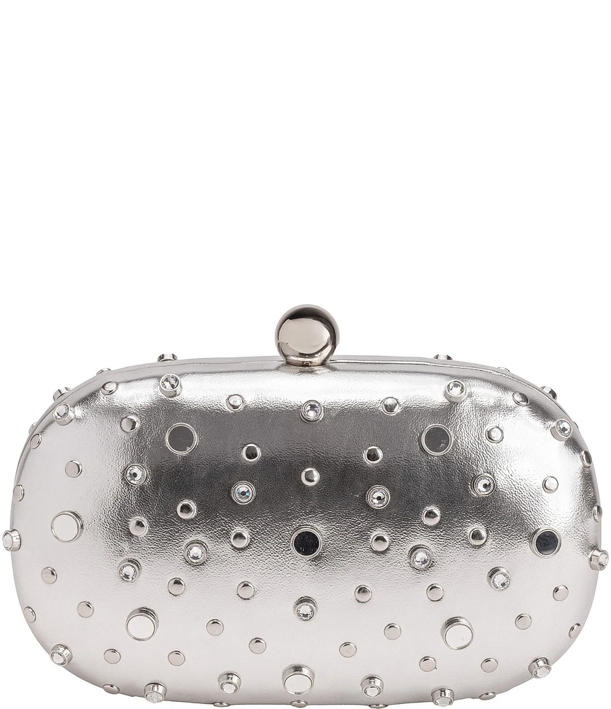 Antonio Melani Mirrored Minaudiere Clutch