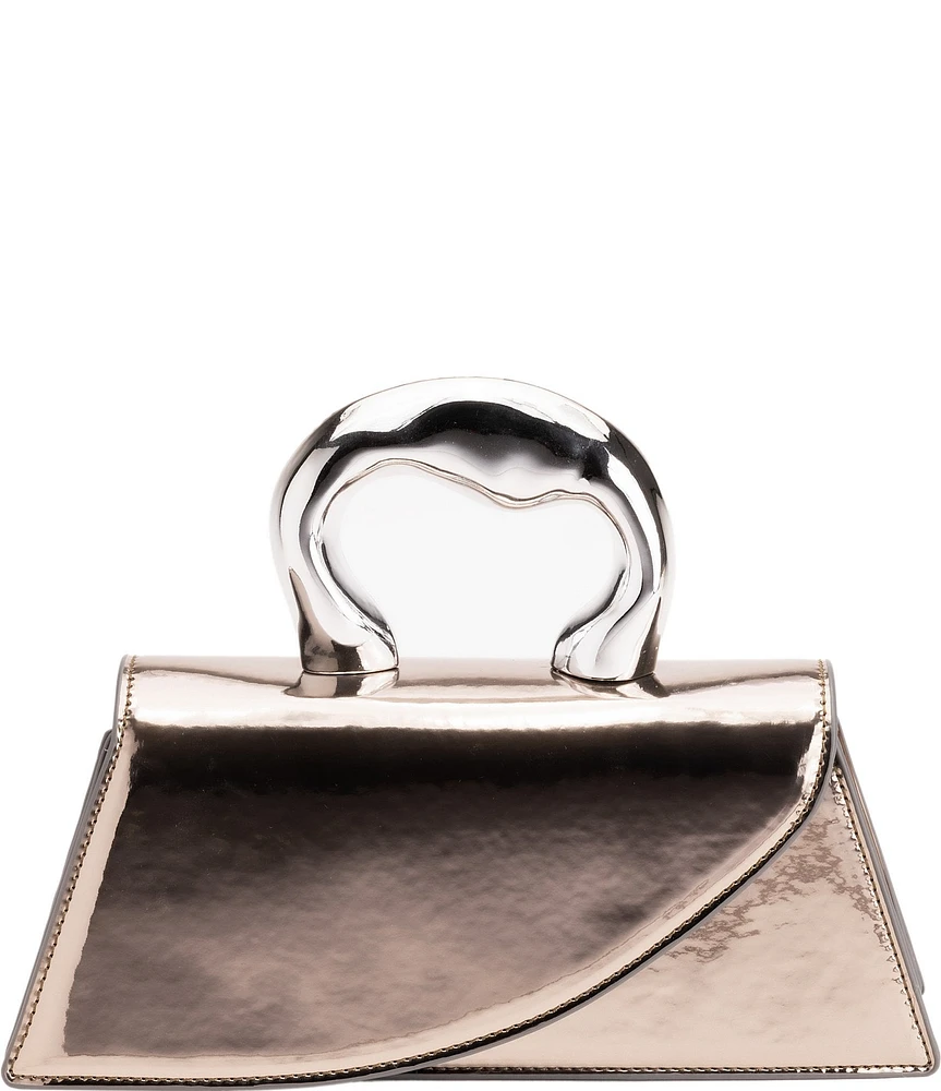 Antonio Melani Molten Top Handle Clutch