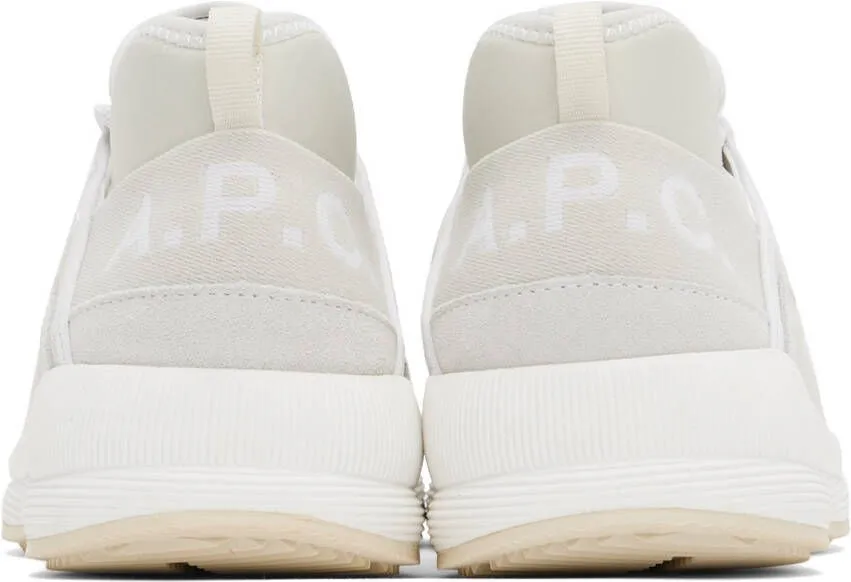 A.P.C. Beige Run Around Sneakers