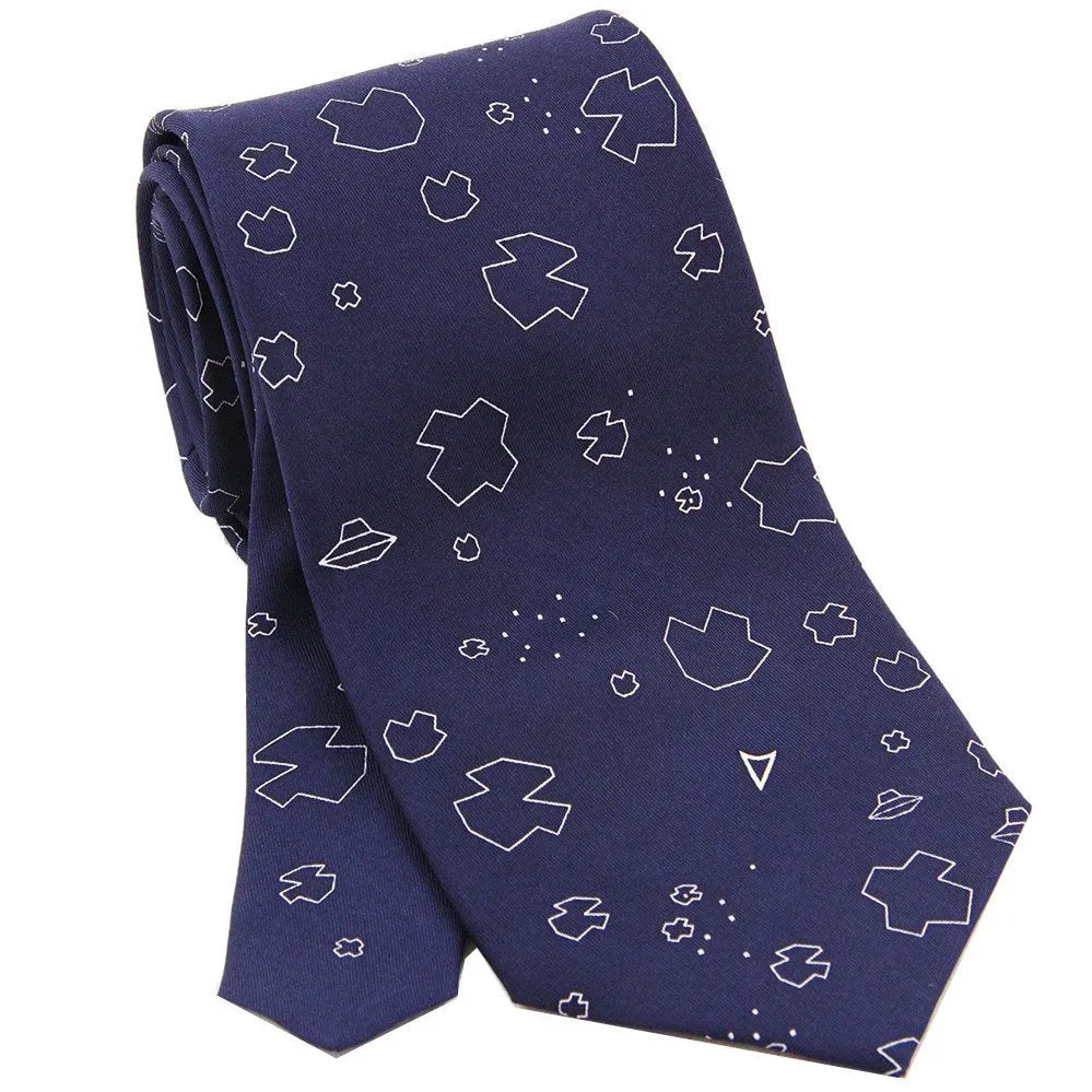 Asteroids Silk Necktie