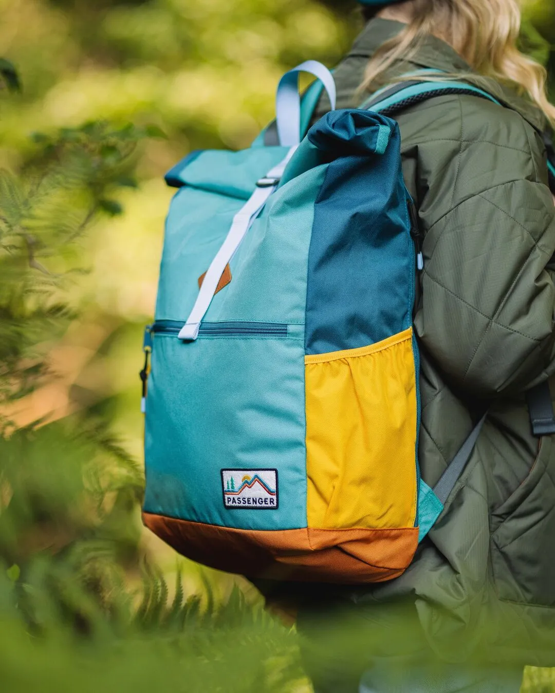 Backwoods Recycled Rolltop 32L Backpack - Multi Colour