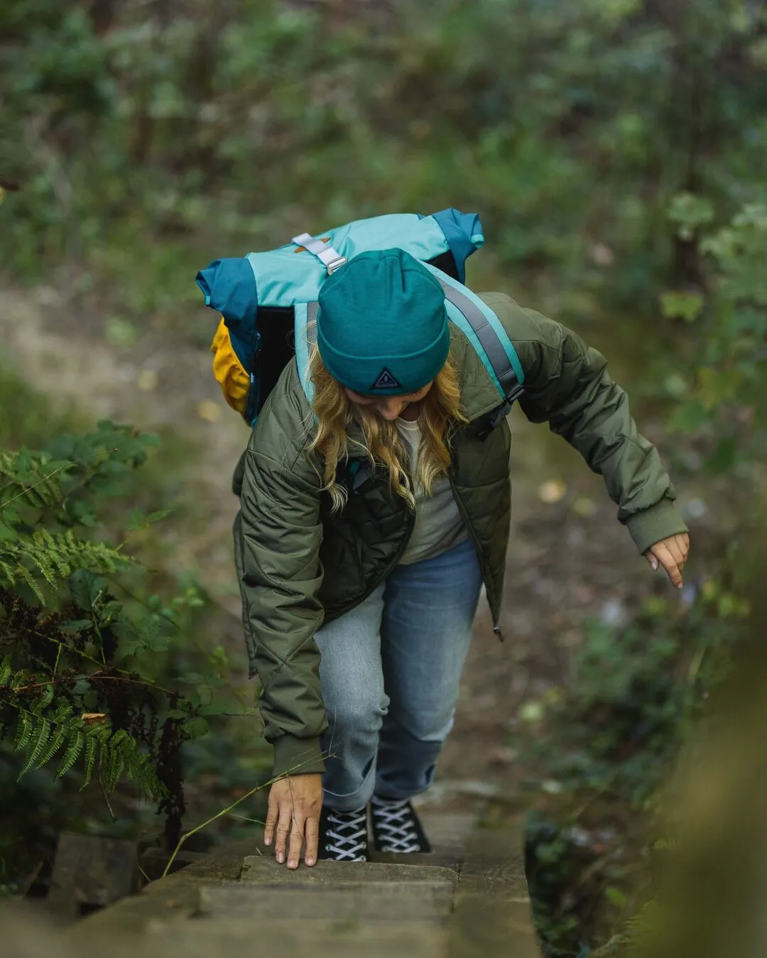 Backwoods Recycled Rolltop 32L Backpack - Multi Colour