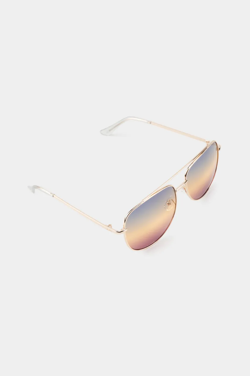 Bella Rainbow Aviator Sunglasses