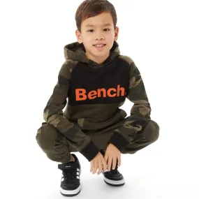 Bench Boys Brixie Tracksuit Khaki Camo