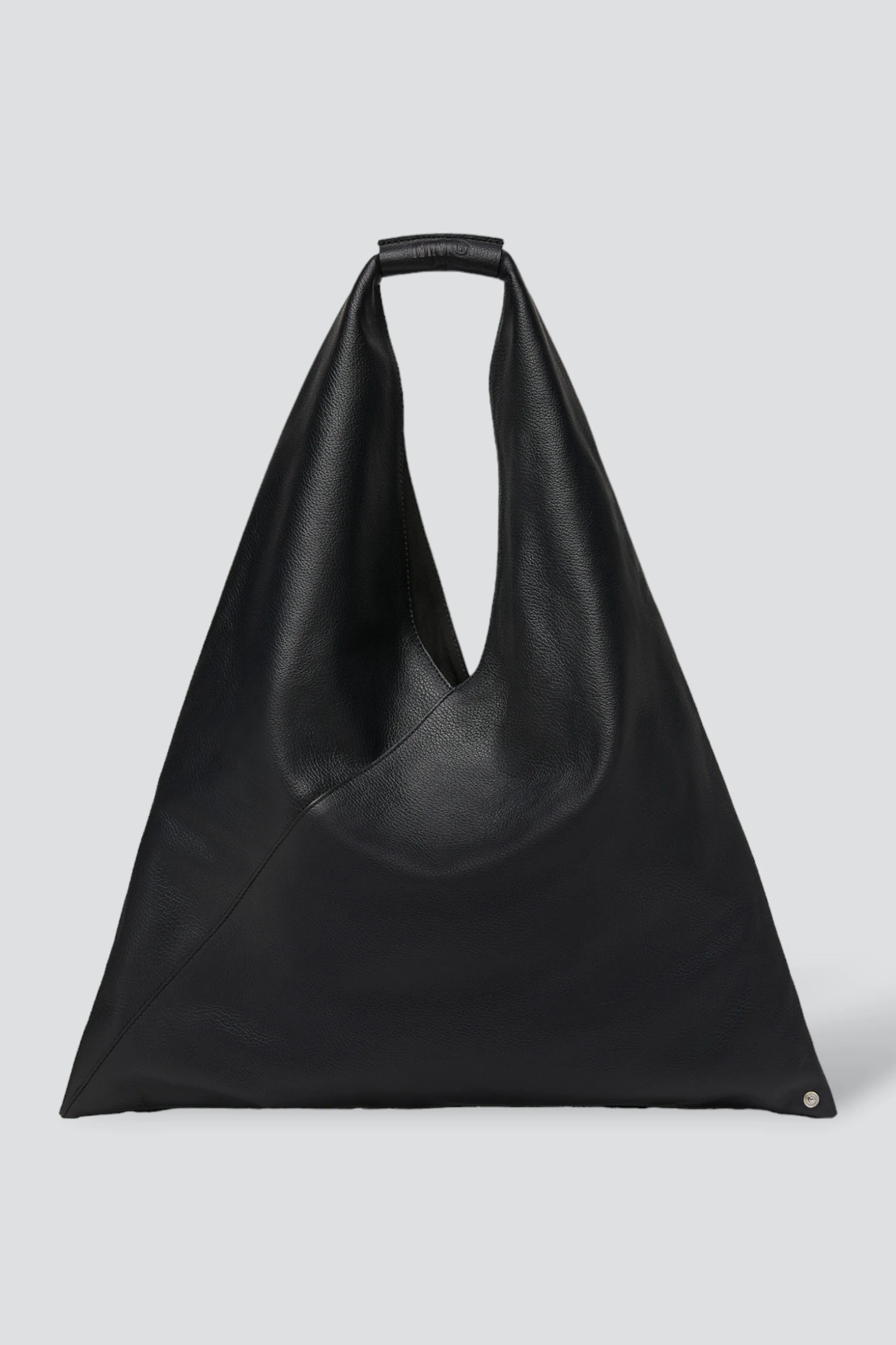 Black Grain Leather Japanese Bag