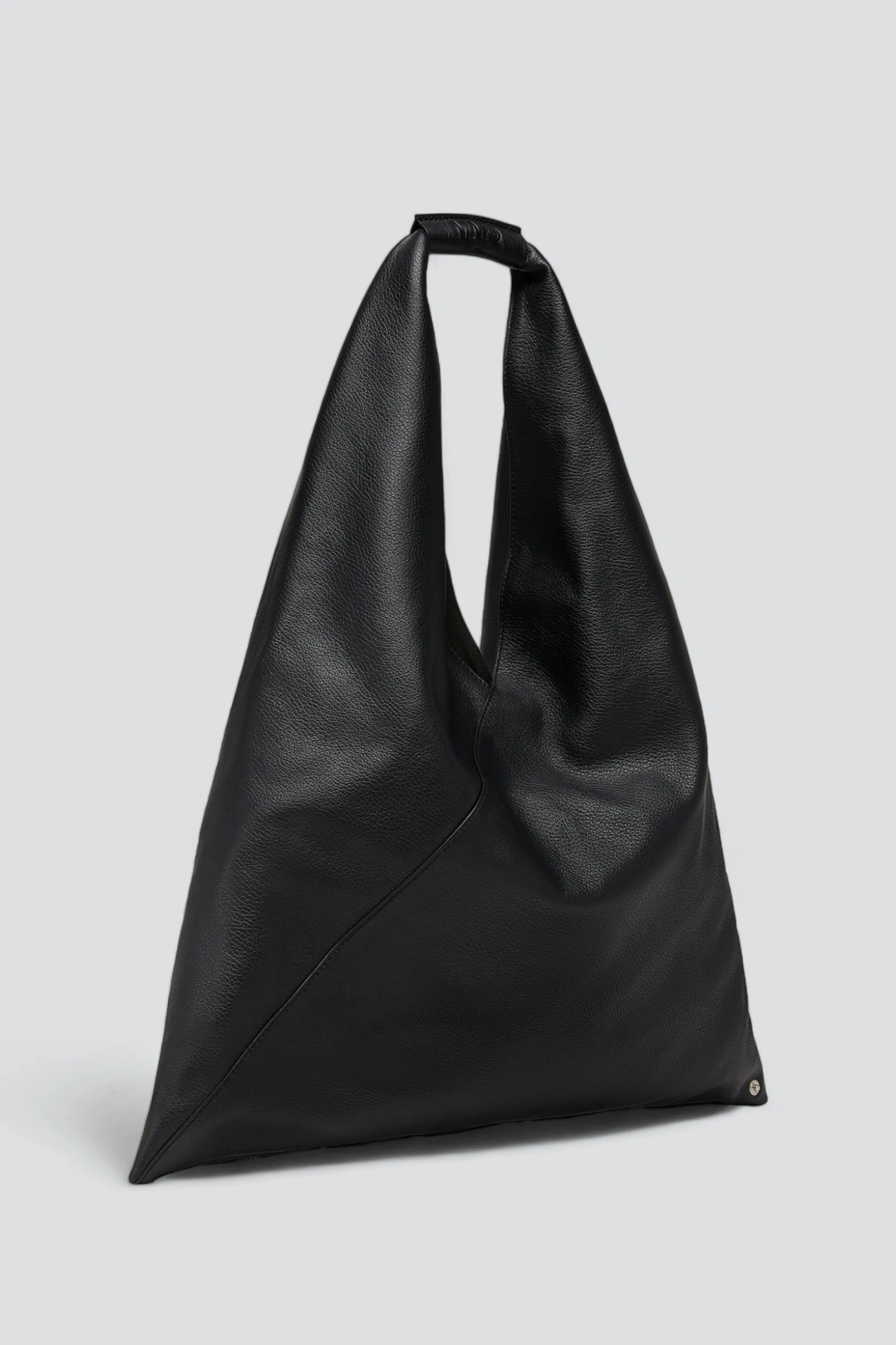 Black Grain Leather Japanese Bag