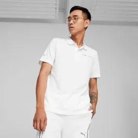 BMW M Motorsport Men's Jacquard Polo | PUMA White | PUMA SHOP ALL PUMA | PUMA 