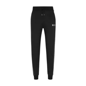 BOSS Printed Logo Black Tracksuit Bottoms