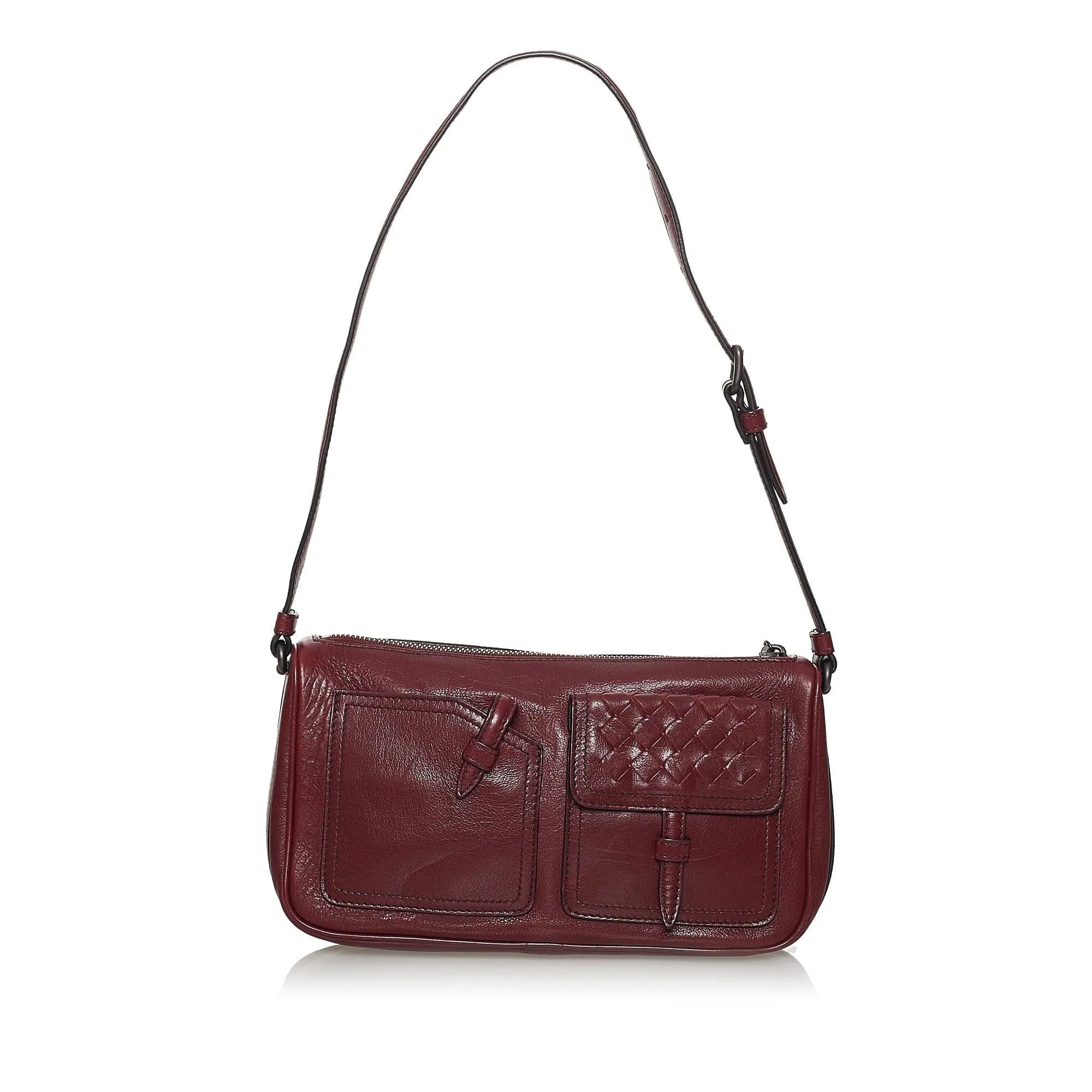 Bottega Veneta Intrecciato Leather Shoulder Bag