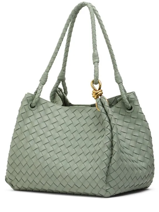 Bottega Veneta   Large Parachute leather bag 