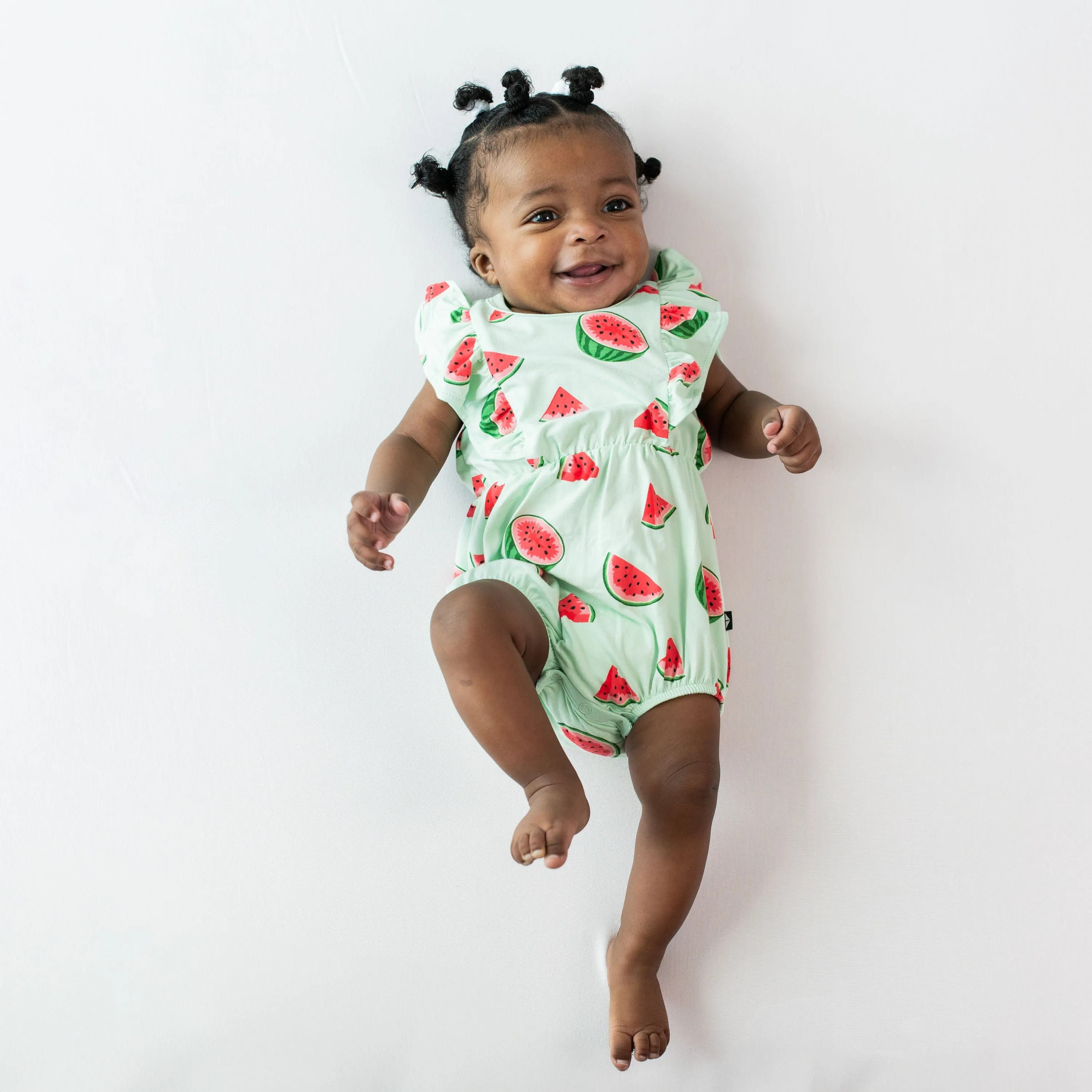 Bubble Romper in Watermelon