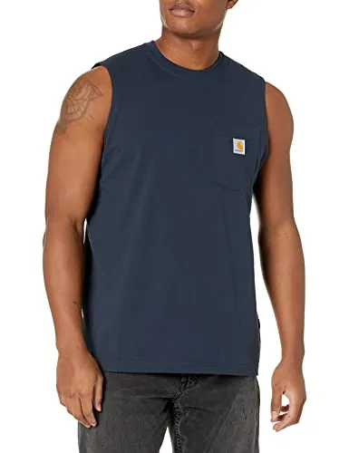 Carhartt 100374 Men's Workwear Pocket Sleeveless Midweight T-Shirt