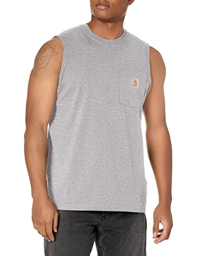 Carhartt 100374 Men's Workwear Pocket Sleeveless Midweight T-Shirt