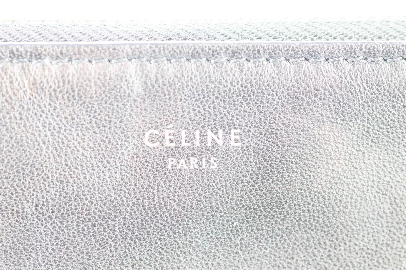 CELINE TRIO LEATHER SHOULDER BAG