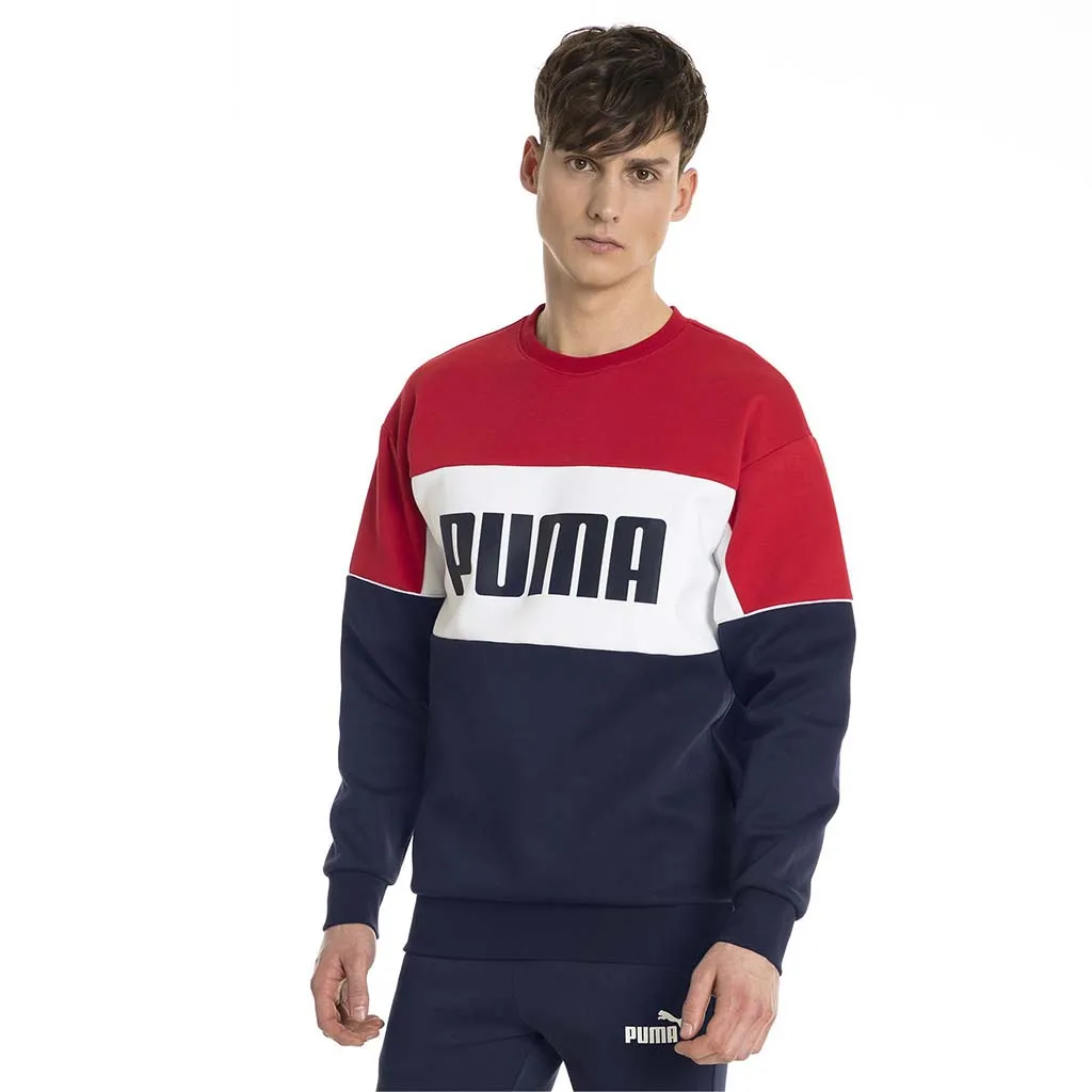 Chandail en molleton Puma Retro Crew Neck pour homme