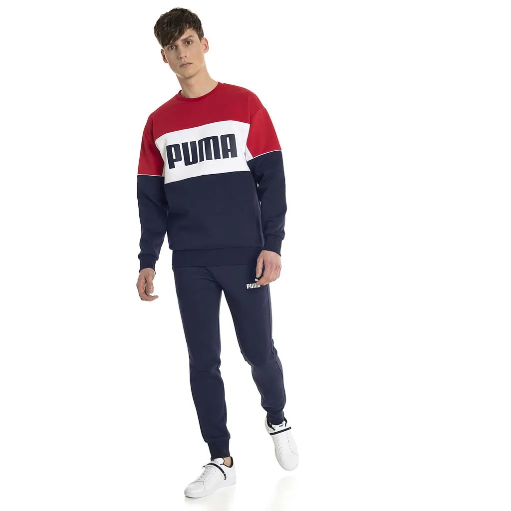 Chandail en molleton Puma Retro Crew Neck pour homme