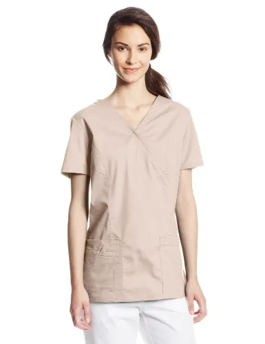 Cherokee 4728 Women's Workwear Core Stretch Mock Wrap Scrubs Shirt