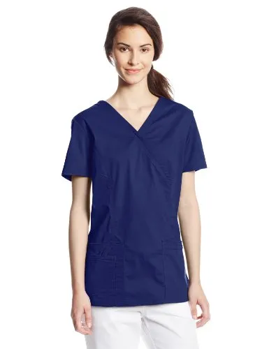 Cherokee 4728 Women's Workwear Core Stretch Mock Wrap Scrubs Shirt