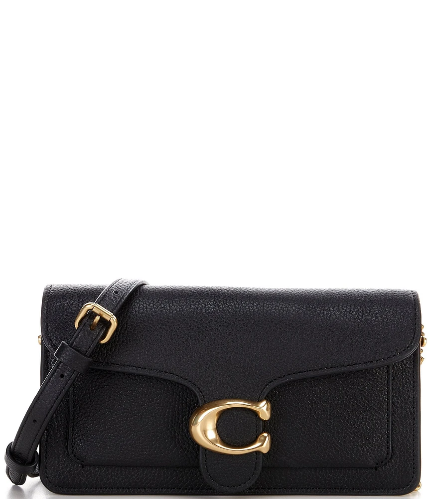 COACH Polished Pebble Tabby Clutch Bag