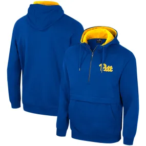 Colosseum Pitt Panthers Royal Half-Zip Hoodie