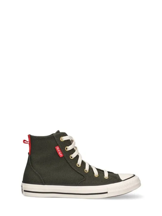 Converse   Cotton canvas lace-up high sneakers 