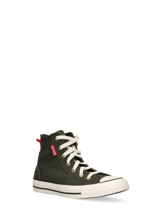 Converse   Cotton canvas lace-up high sneakers 