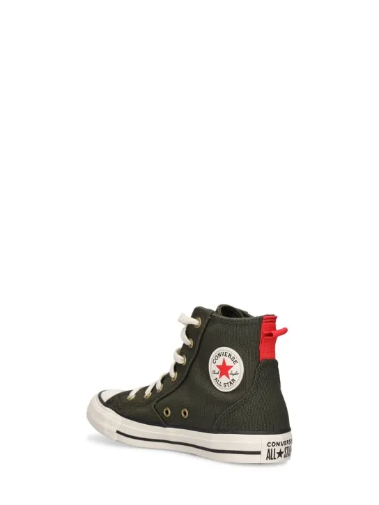 Converse   Cotton canvas lace-up high sneakers 