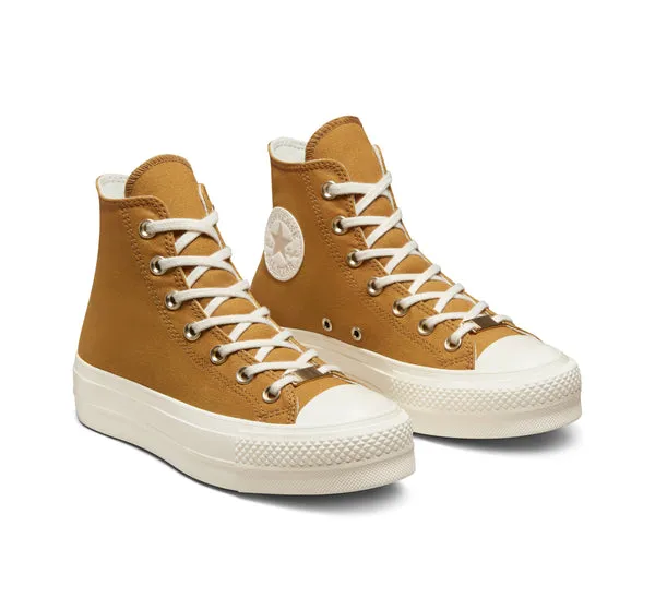 Converse CT Lift Elevated Gold Hi Burnt Honey