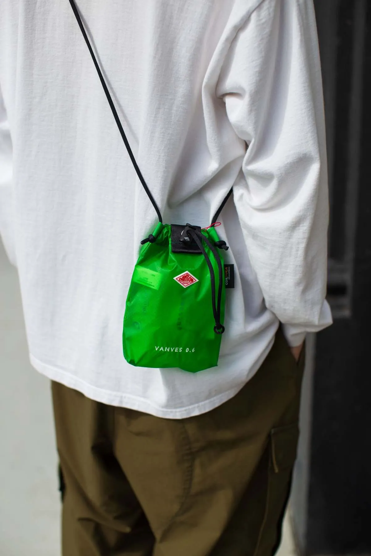 Cordura Cross Body Bag - Apple Green