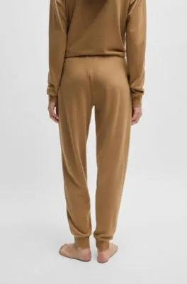 Cuffed tracksuit bottoms with signature-stripe drawcord