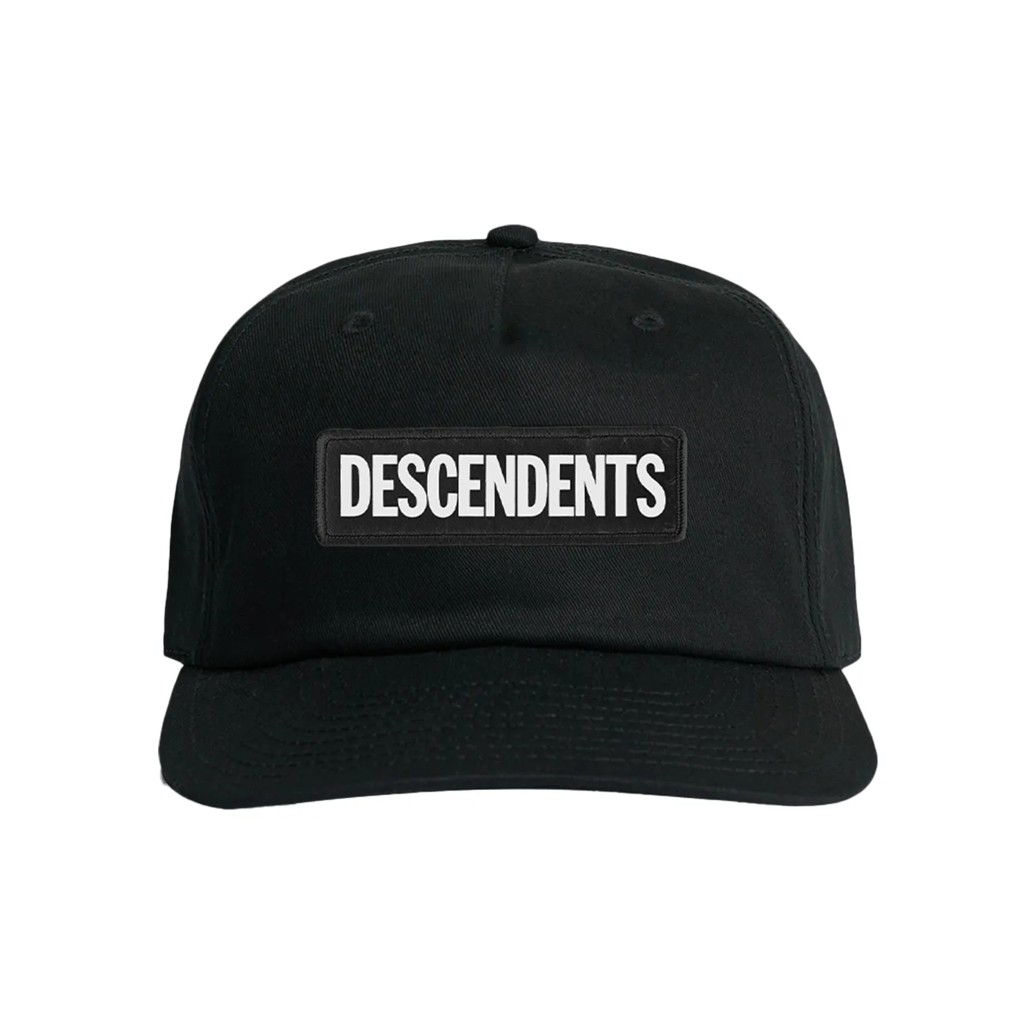 Descendents Logo Patch 5 Panel Hat (Black)