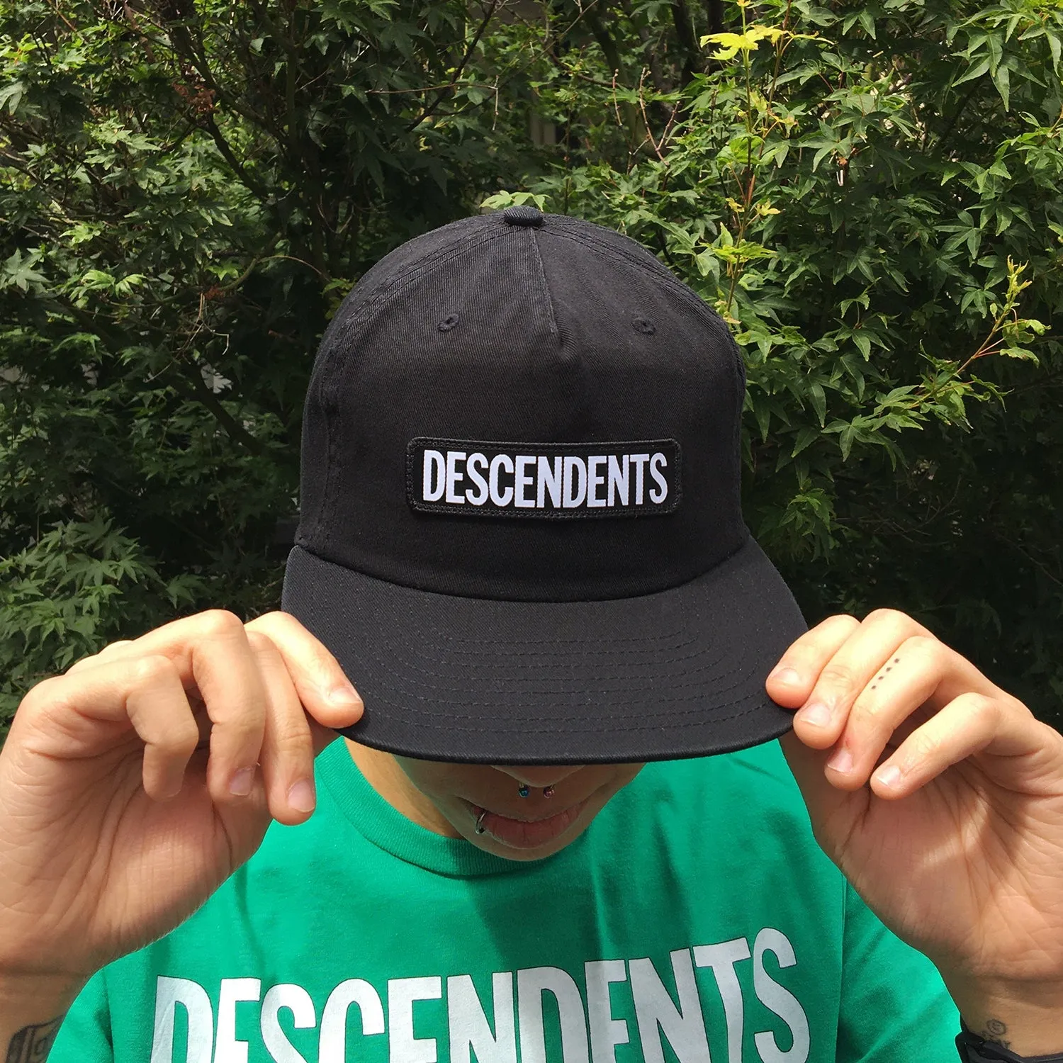 Descendents Logo Patch 5 Panel Hat (Black)