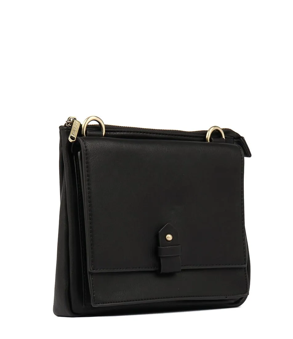 DIANA FERRARI Joplin Cross Body Bag Black Smooth