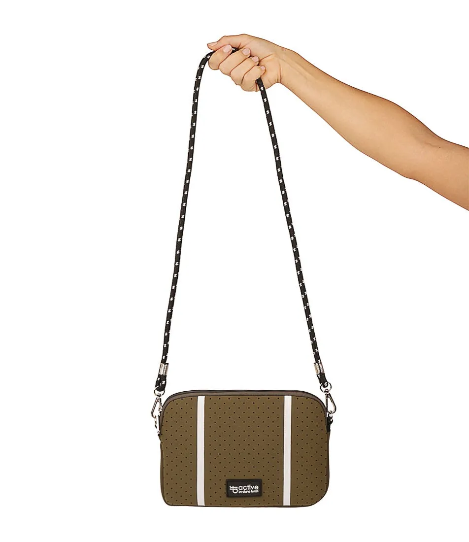 DIANA FERRARI Jordyn Cross Body Bag Khaki Neoprene