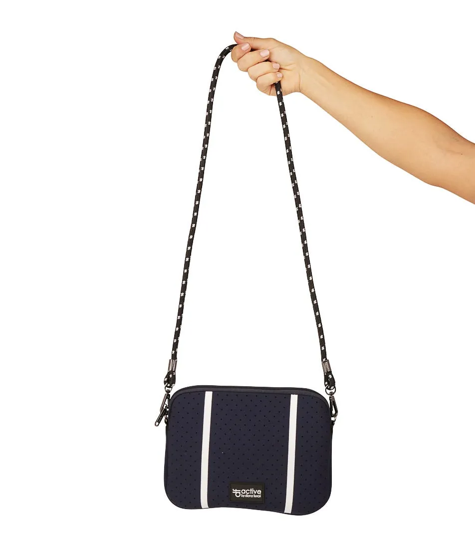 DIANA FERRARI Jordyn Cross Body Bag Navy Lycra