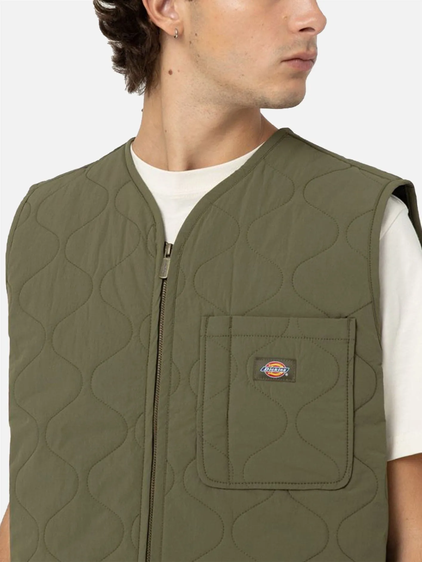 DICKIES Thorsby Liner Vest - Military Green