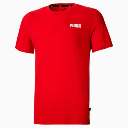 Essentials Small Logo Men's Tee | High Risk Red | PUMA Shop All Puma | PUMA 