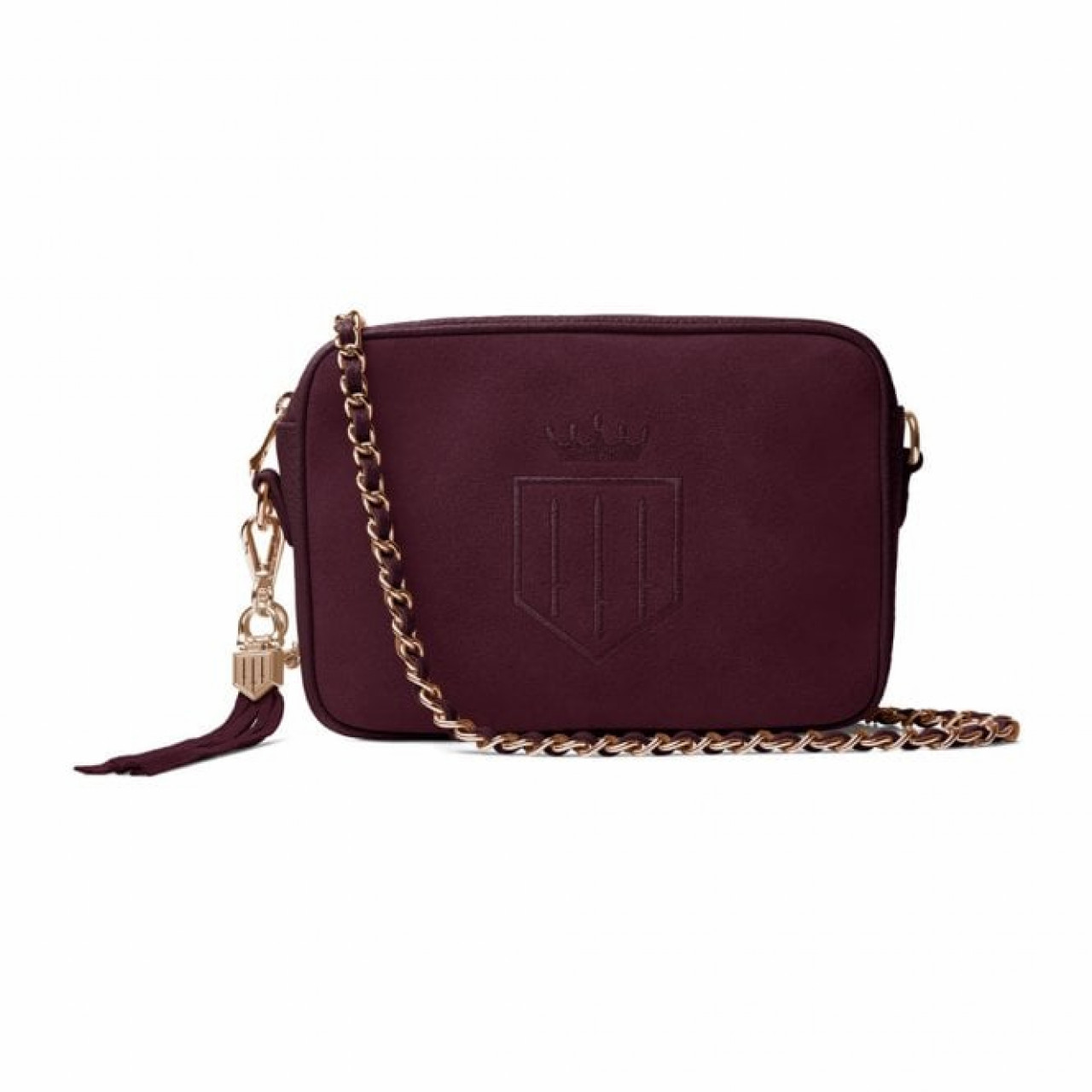 Fairfax And Favor Finsbury Cross Body Bag Plum