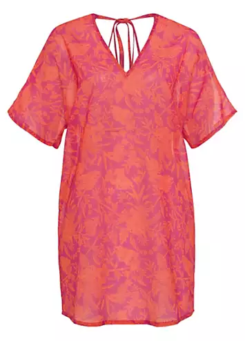 Floral Chiffon Beach Tunic by Venice Beach | Look Again