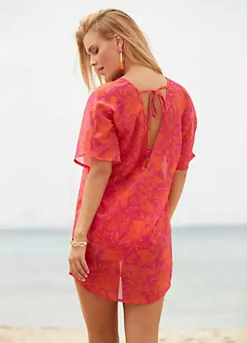 Floral Chiffon Beach Tunic by Venice Beach | Look Again