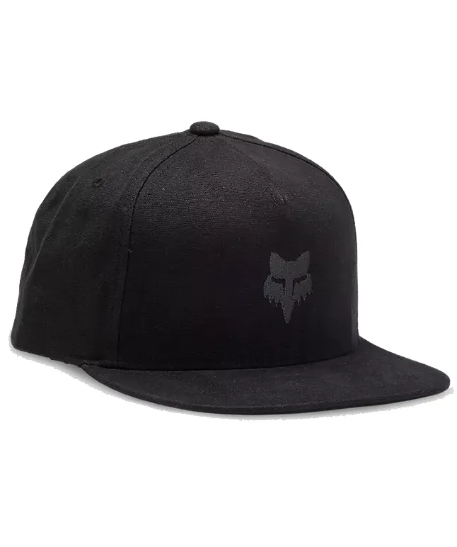 Fox Fox Head SnapBack Hat BLK/Char 