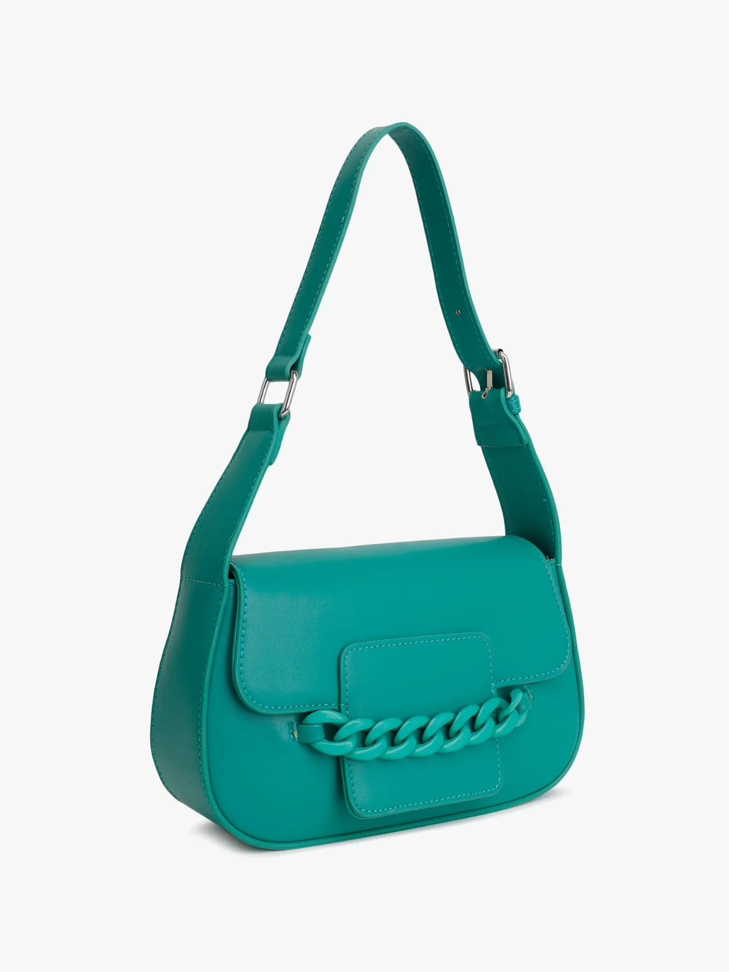 Front Flap Chain Shoulder Bag